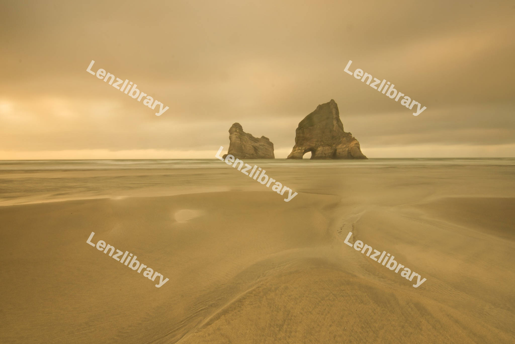 Wharariki Beach